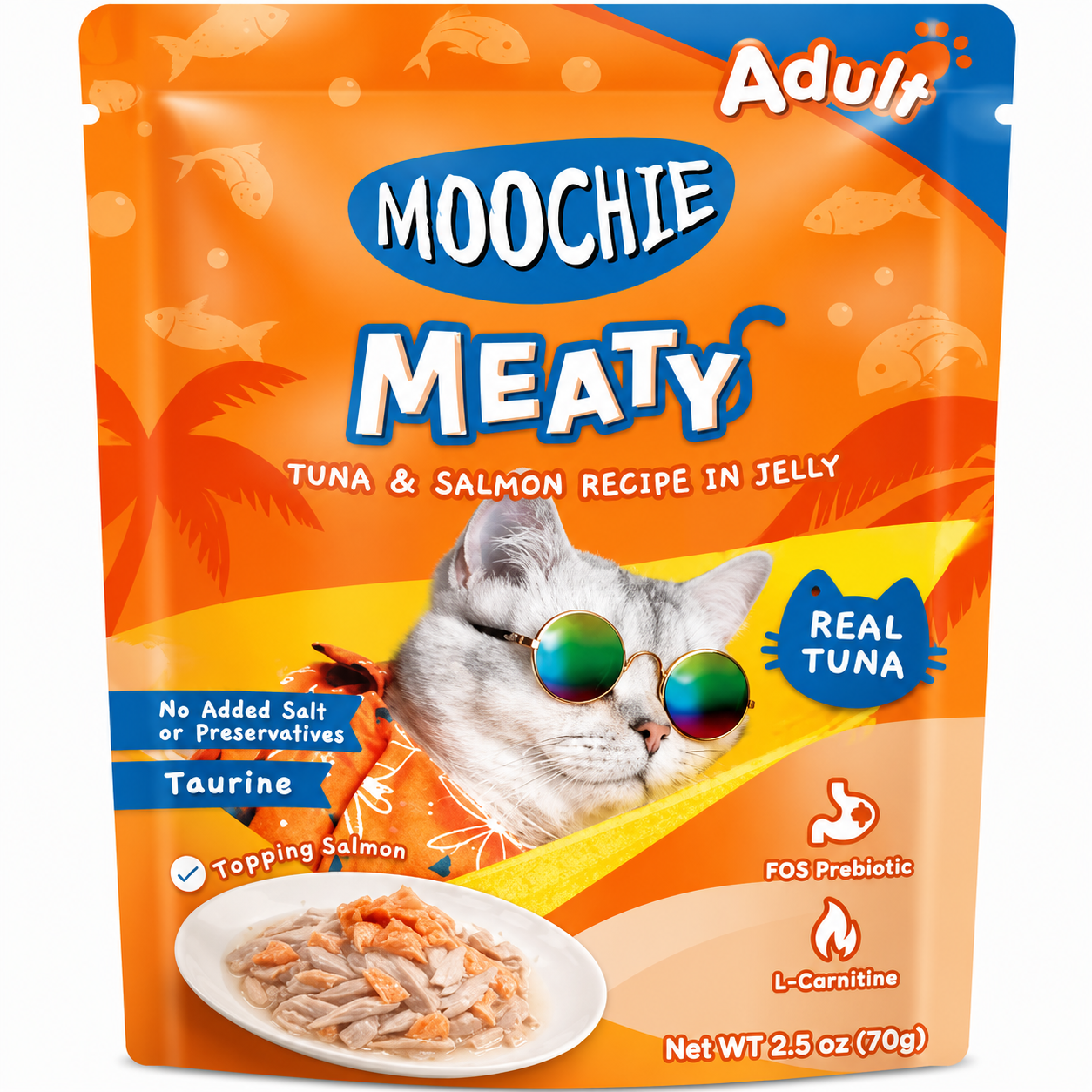 MOOCHIE TUNA & SALMON RECIPE IN JELLY