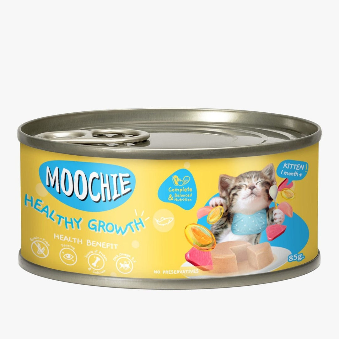 MOOCHIE KITTEN MOUSSE TUNA & CHICKEN RECIPE (HEALTHY GROWTH)
