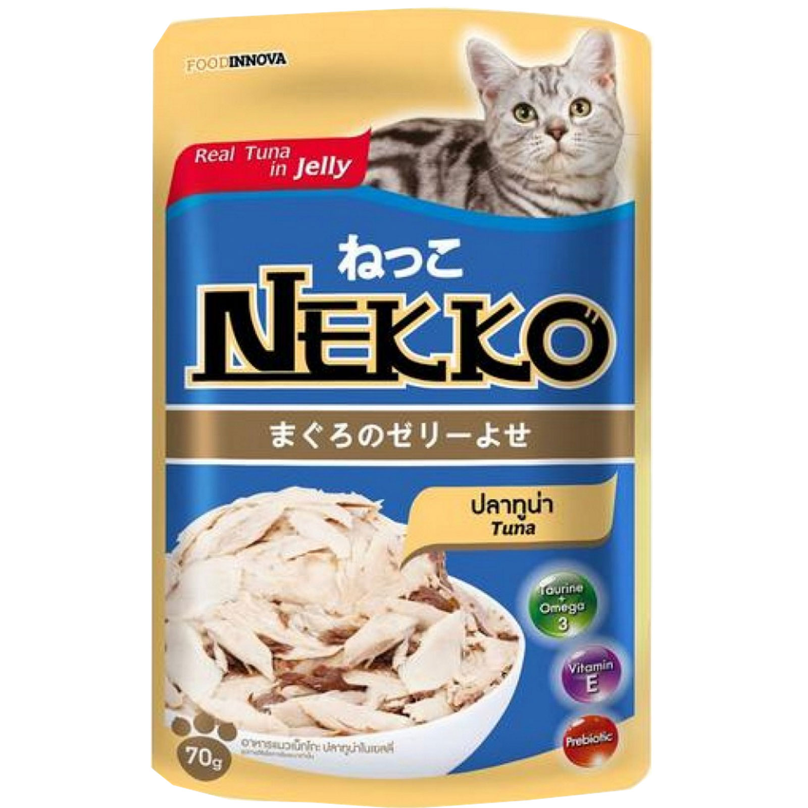 NEKKO POUCH 70G - TUNA IN JELLY