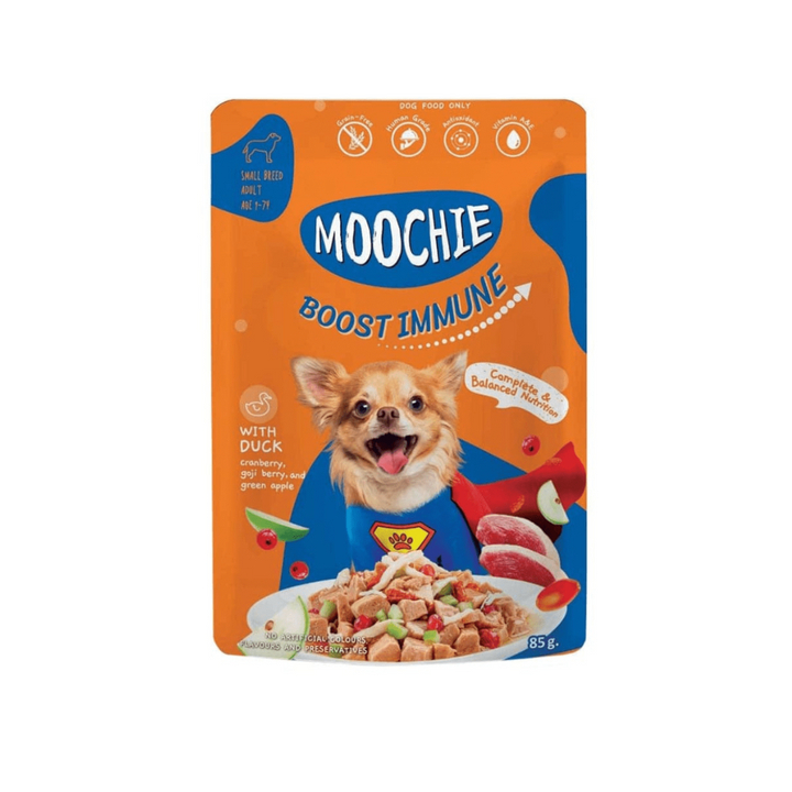 MOOCHIE WITH DUCK(BOOST IMMUNE) DOG 85GM