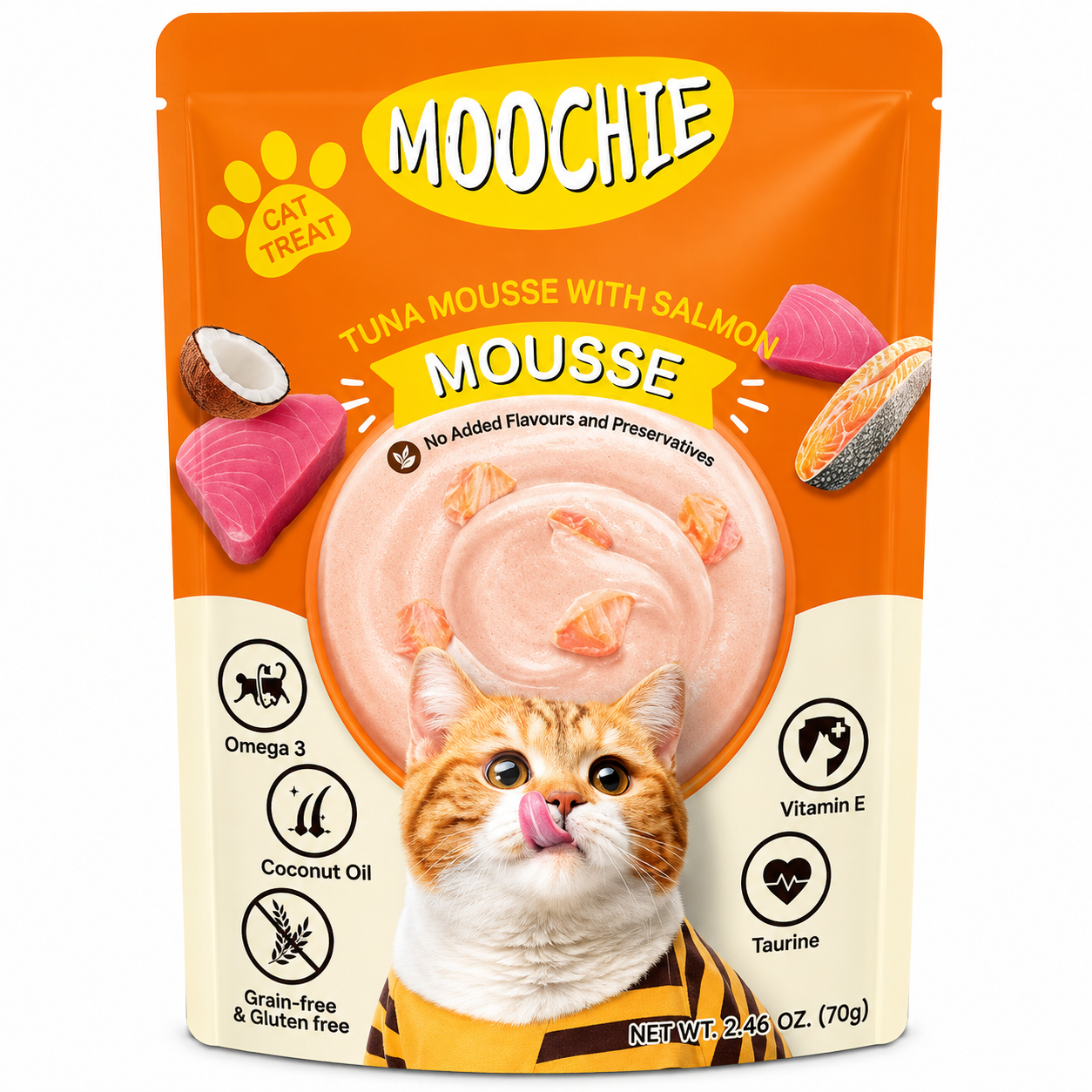 MOOCHIE TUNA & SALMON FLAVOR