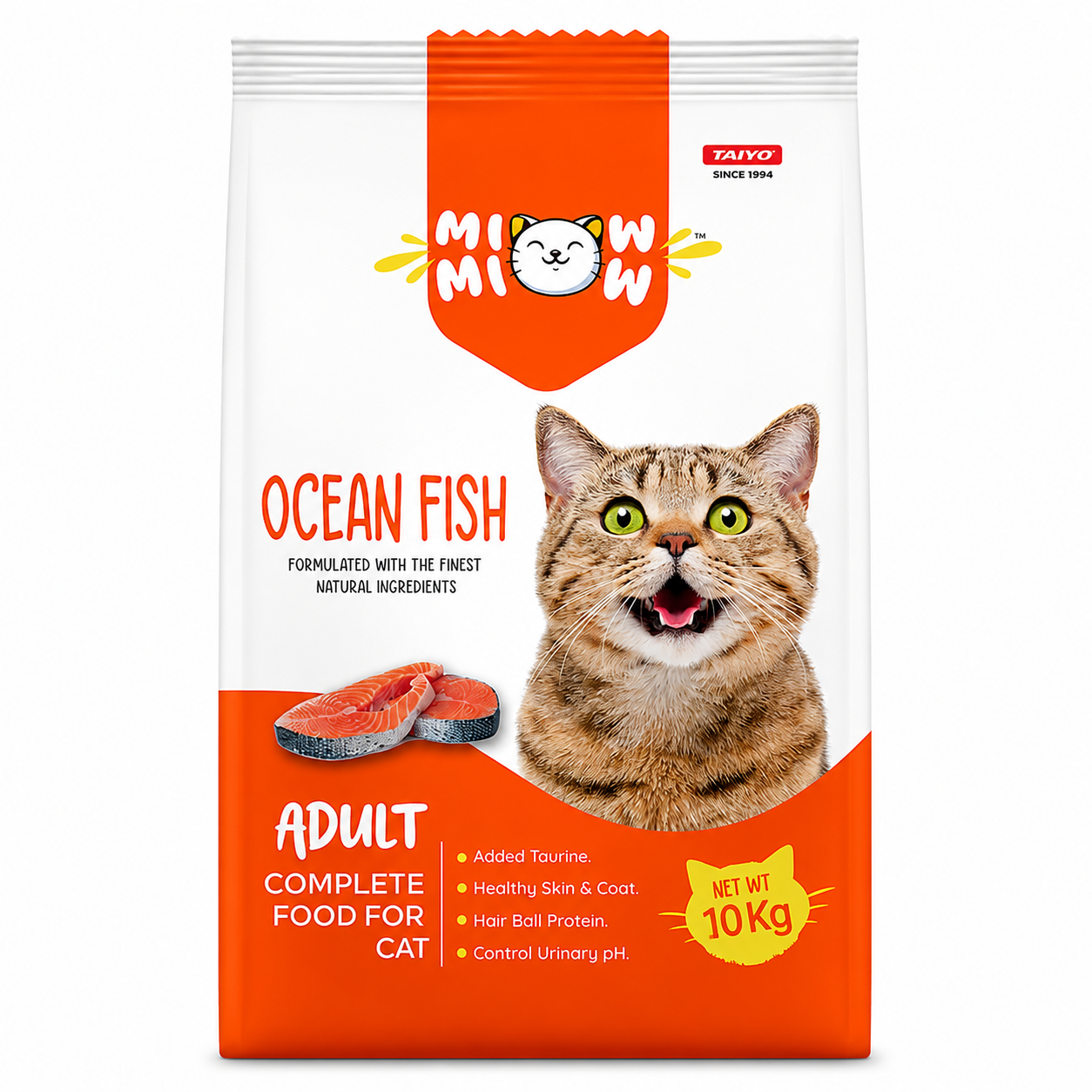 MEOW MEOW ADULT CAT FOOD OCEAN FISH FLAVOUR 10KG